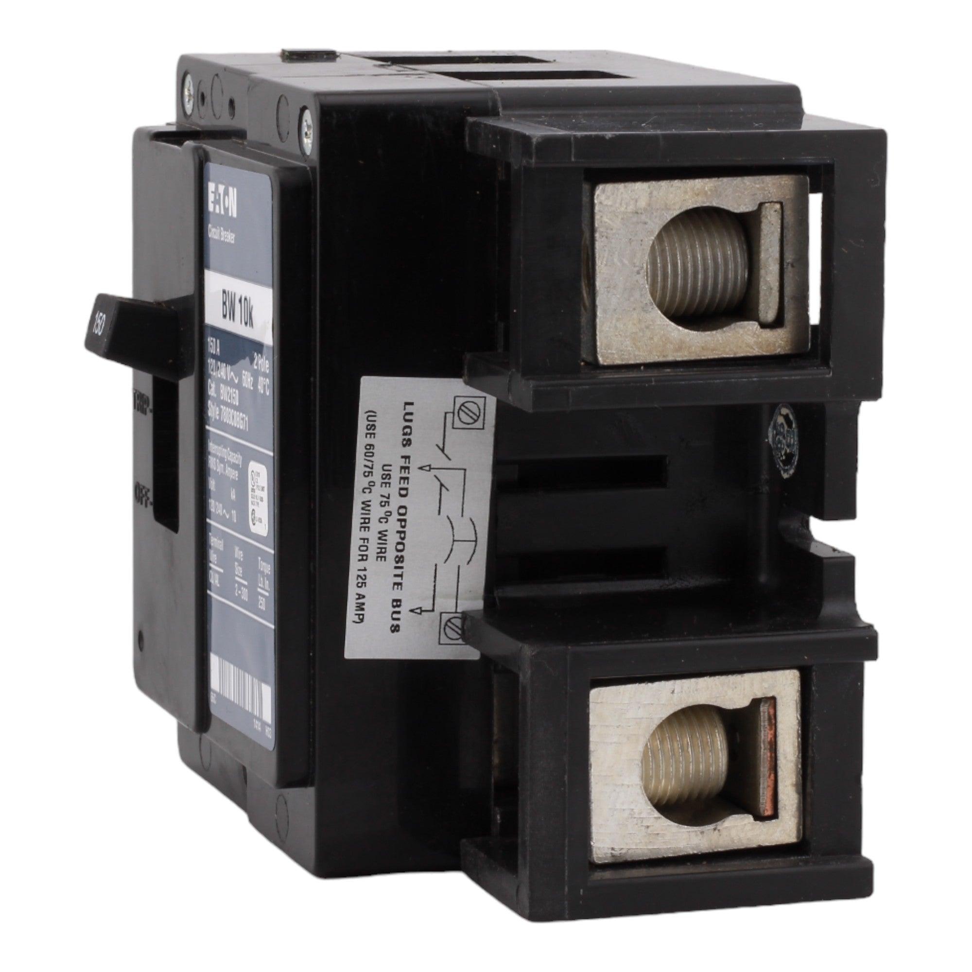 Eaton BW2150 150 Amp Double Pole Main Bolt-On Circuit Breaker - 120/240V, UL Listed - Image 6
