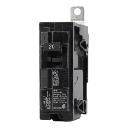 Siemens B120 20 Amps 120 Volts Single Pole Thermal Magnetic Circuit Breaker, Bolt-On Mount, For Siemens Panels - Image 3