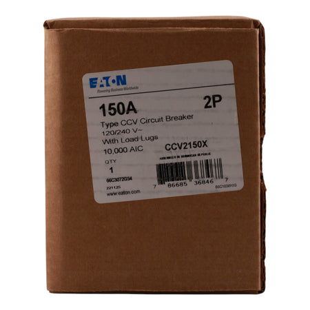 Eaton CCV2150X 150A 2P 120/240V 10kAIC Tenant Main Breaker - Image 2