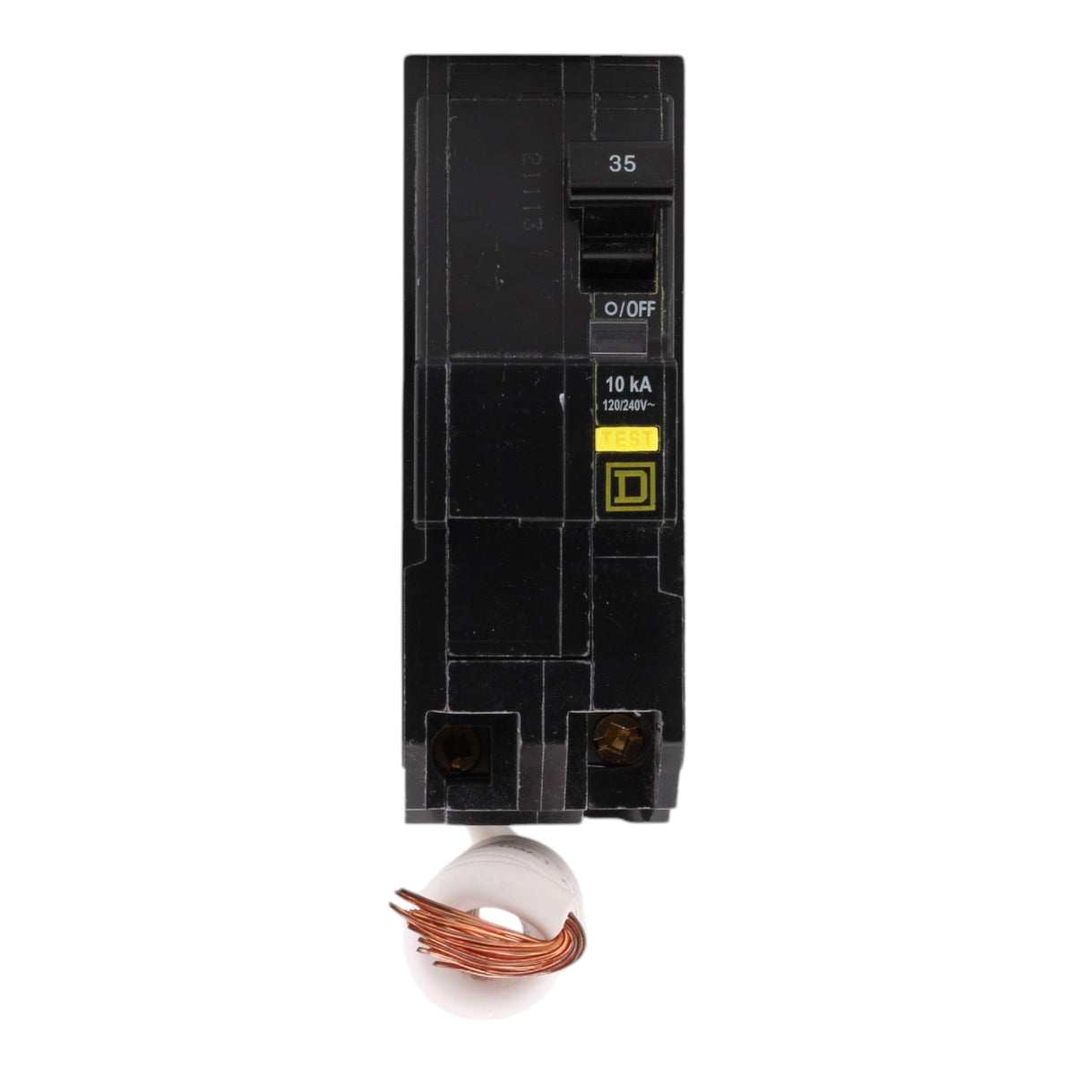 Square D QO235GFI, 35 Amps, 120/240 Volts, Double Pole, GFCI, Ground Fault Circuit Breaker, Plug-In Mount, Pigtail Connection, for QO Panels - Image 2