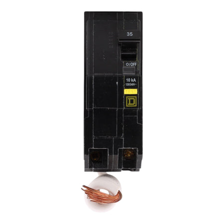Square D QO235GFI, 35 Amps, 120/240 Volts, Double Pole, GFCI, Ground Fault Circuit Breaker, Plug-In Mount, Pigtail Connection, for QO Panels - Image 2