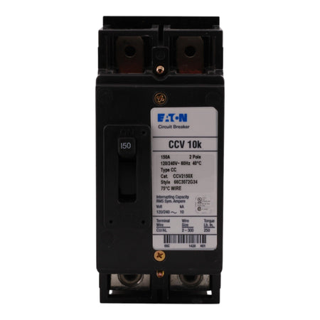 Eaton CCV2150X 150A 2P 120/240V 10kAIC Tenant Main Breaker - Image 3