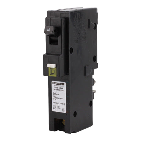 Square D Homeline HOM115PCAFI 15A 1P 120V AFCI Plug on Neutral Circuit Breaker - Image 3