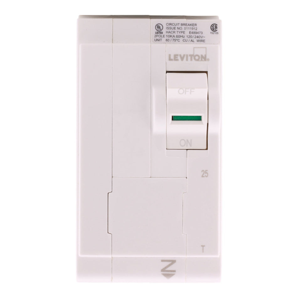 Leviton Load Center LB225-T 25A 2P 120/240V Plug-On Neutral Breaker - Image 2