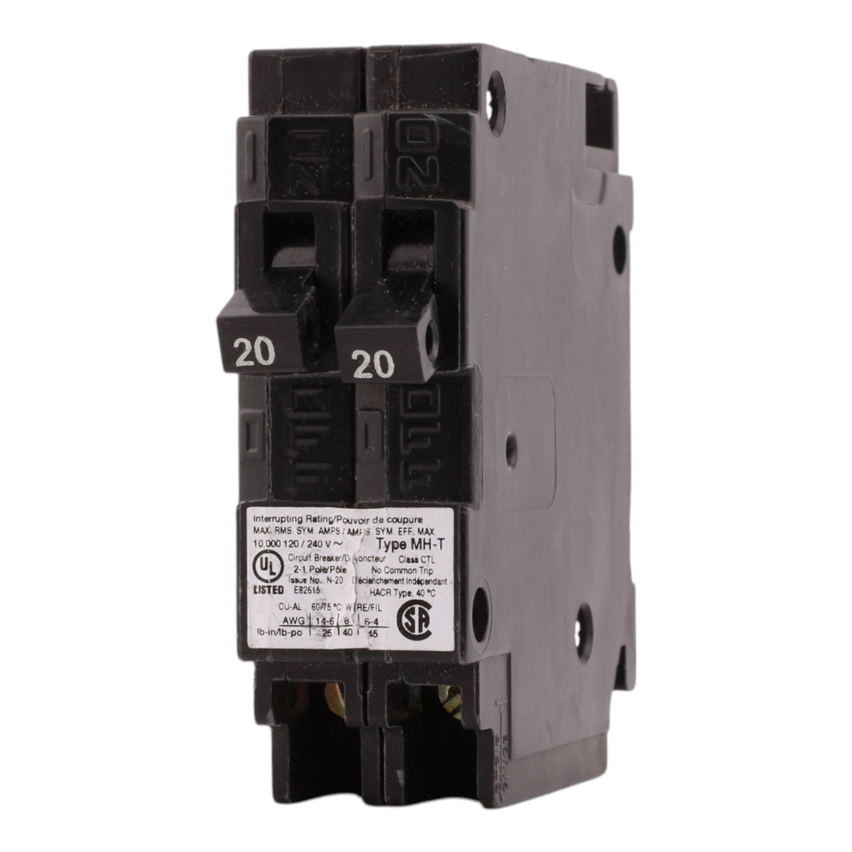 Murray MP2020 20A-20A 2P 120V Duplex Circuit Breaker - Image 6
