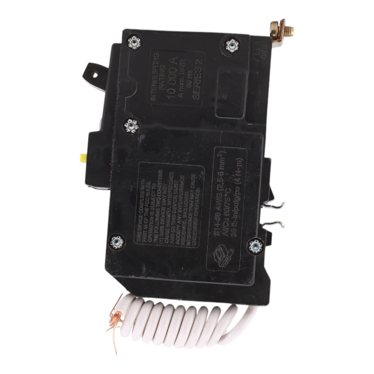 Square D QOB120VHGFI, 20A, 120V, 1-Pole GFCI Circuit Breaker, Bolt-On, for QOB Load Centers - Image 4