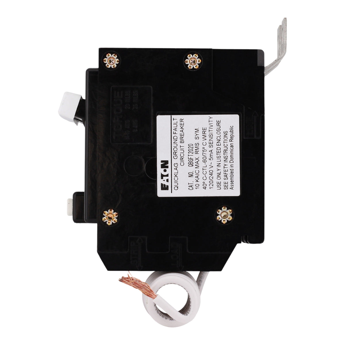 Eaton QB QBGFT2020 20A 2P 120/240V GFCI Bolt-On Circuit Breaker - Image 7