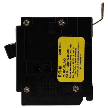 Eaton QB, QBHW3020H, 20A, 3P, 240V, 22kAIC, Bolt-On, Circuit Breaker - Image 4