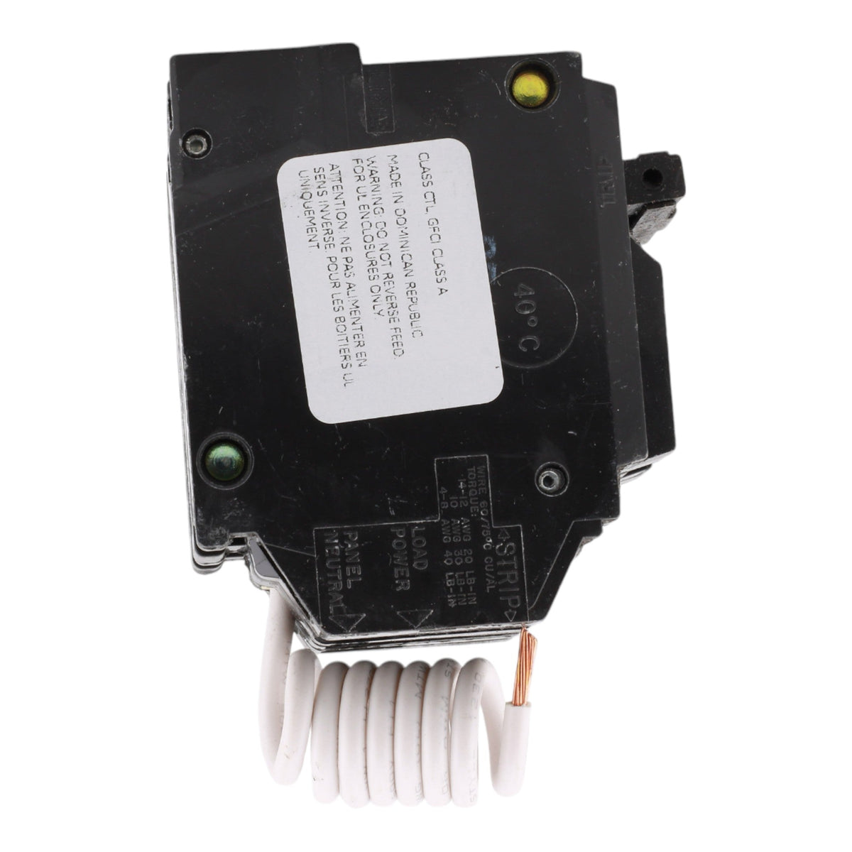 GE THQL2125GFT 25A 2P 120/240V GFCI Self-Test Circuit Breaker - Image 7