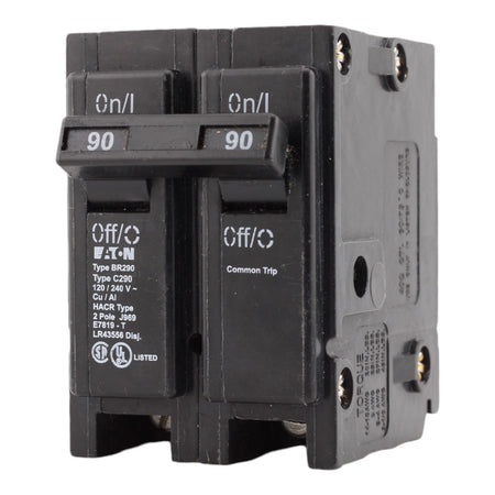 Eaton BR290 90 Amp Double Pole 240V Plug-In Standard Trip Circuit Breaker UL - Image 3