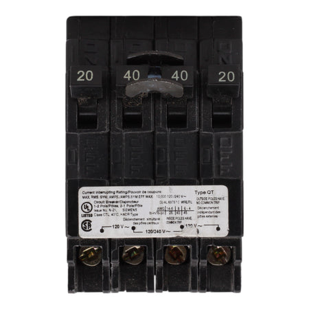Siemens Q22040CT, 20-40A, 120/240V, Duplex/Triplex/Quadplex Circuit Breaker, Thermal Magnetic, 10kA Interrupt Rating - Image 2