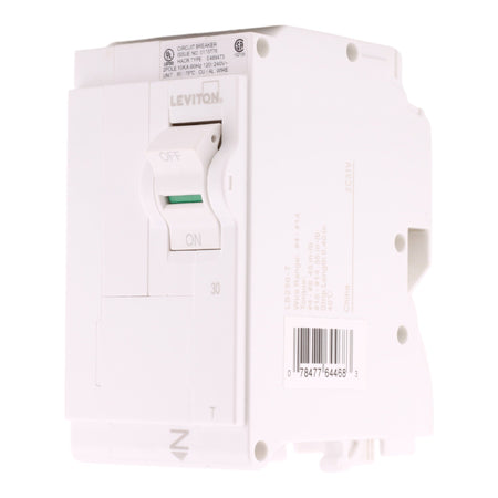 Leviton LB230-T 30A 2P 120/240V Thermal Magnetic Plug-On Neutral Circuit Breaker - Image 3