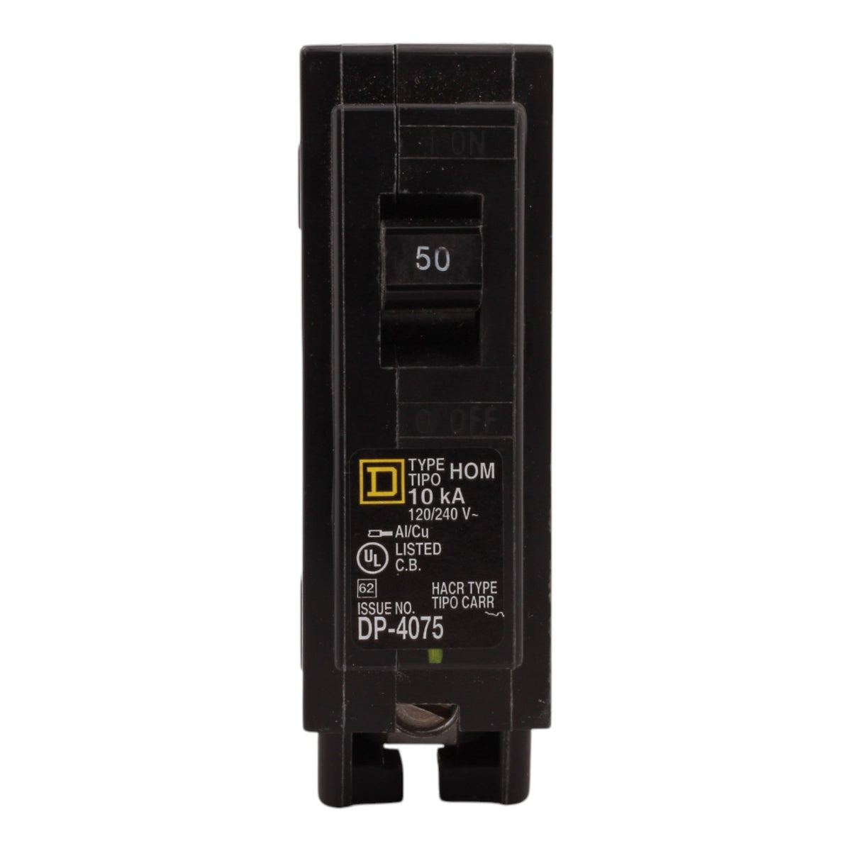 Square D Homeline HOM150 50A 1P 120/240V Circuit Breaker - Image 2