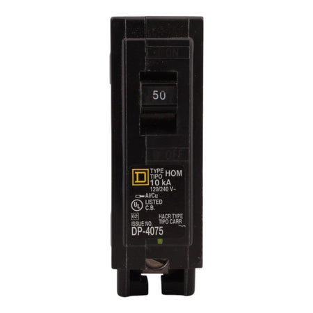 Square D Homeline HOM150 50A 1P 120/240V Circuit Breaker - Image 2