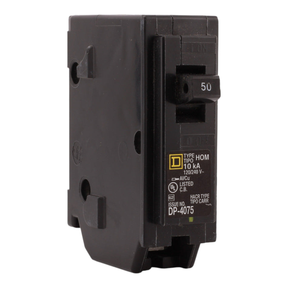 Square D Homeline HOM150 50A 1P 120/240V Circuit Breaker