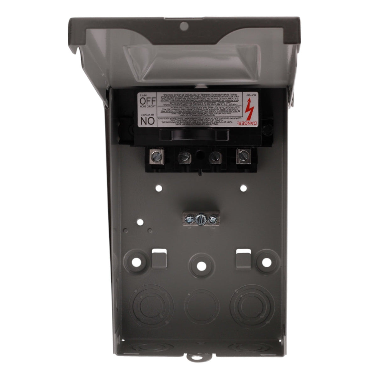 Eaton DPU222R 60A 120/240V Non-Fused Pullout Air Conditioning Disconnect - Image 4