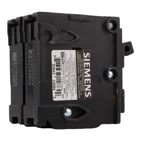 Siemens Q250 50 Amp Double Pole 240V Plug-In Standard Trip Circuit Breaker UL - Image 5