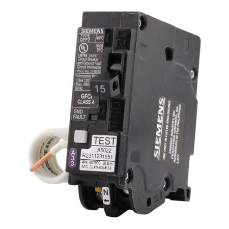 Siemens QF115AP 15A 1P 120V GFCI Circuit Breaker - Image 7