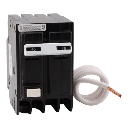 Eaton GFTCB245 45 Amp Double Pole 240V Pigtail-Neutral GFCI Ground Fault Circuit Breaker UL - Image 3