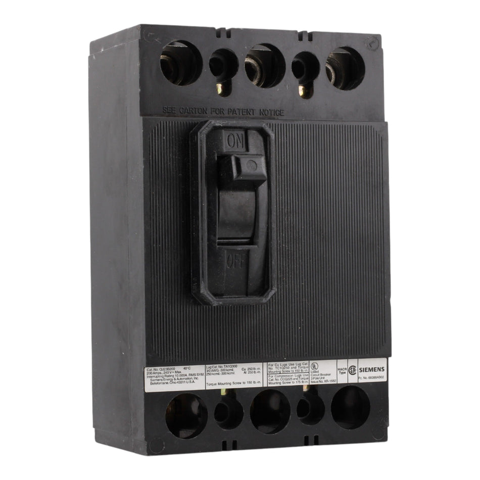Siemens QJ23B200 200A 3P Circuit Breaker