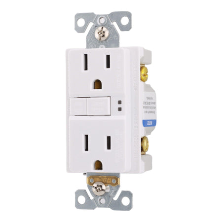 Eaton TRSGF15W 15 Amp Tamper-Resistant with Cover Self-Test GFCI 125V, White, UL Listed - Image 3