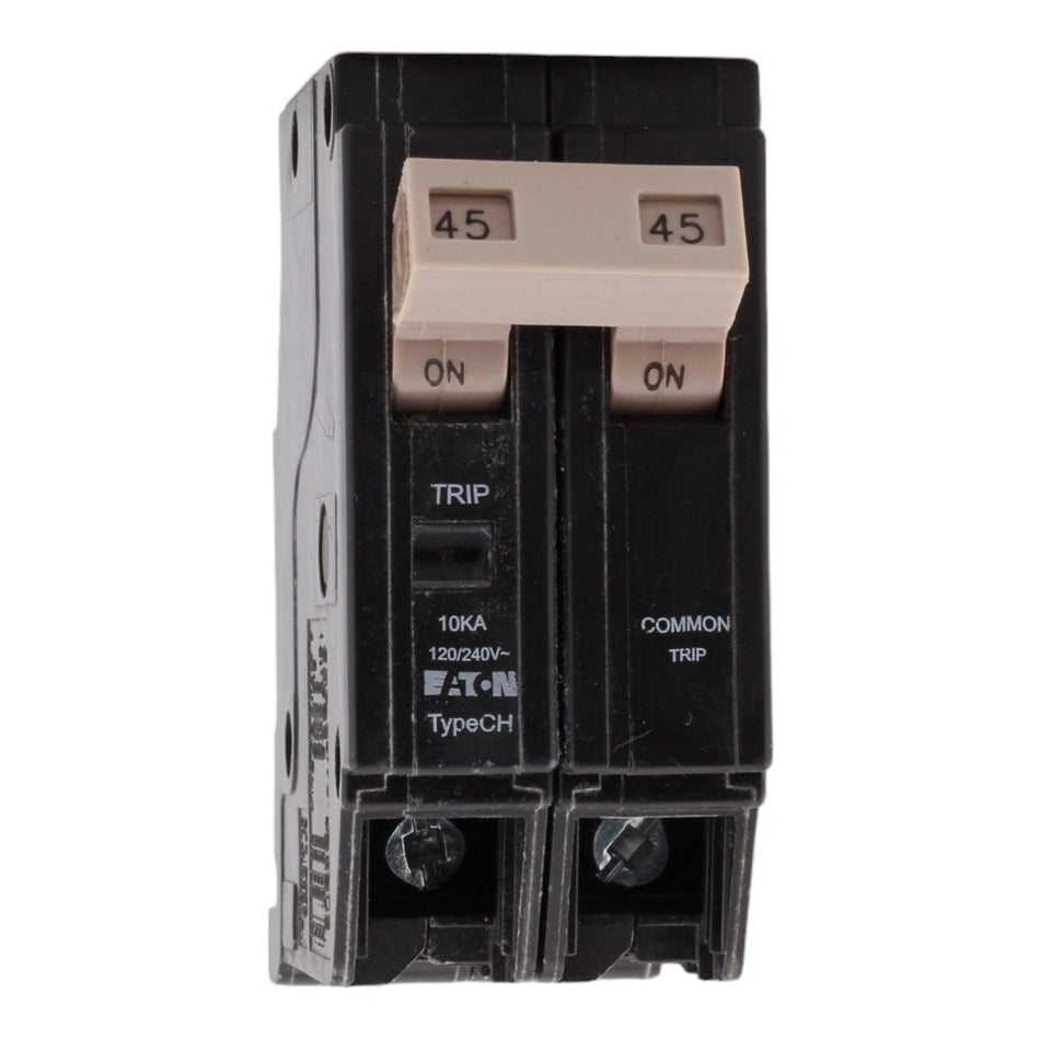 Eaton CH CHF245 45A 2P 120/240V Thermal-Magnetic Circuit Breaker - Image 2