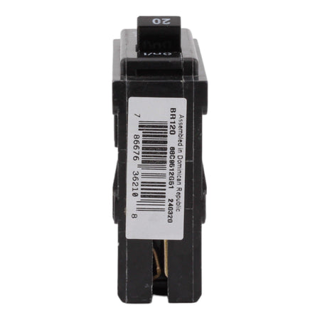 Eaton BR120 20A 120/240V 1-pole Thermal Magnetic Circuit Breaker - Image 8