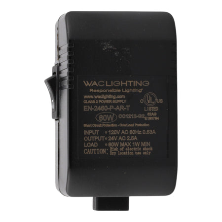 WAC Lighting EN-2460-P-AR-T 60W 120V/24V Plug-in Transformer