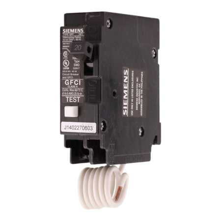 Siemens QF120 20A 1P 120V GFCI Plug-On Neutral Circuit Breaker - Image 2