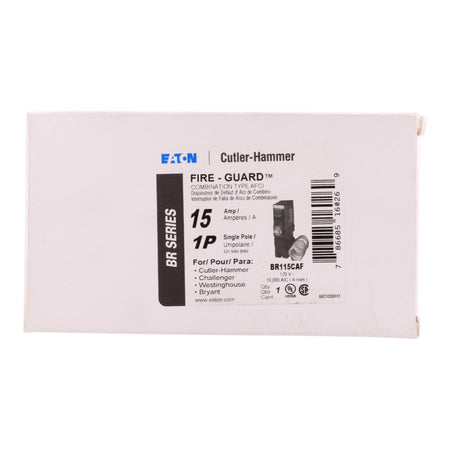 Eaton Type BR BR115CAF 15A 1P 120V AFCI Pigtail Neutral Circuit Breaker - Image 9