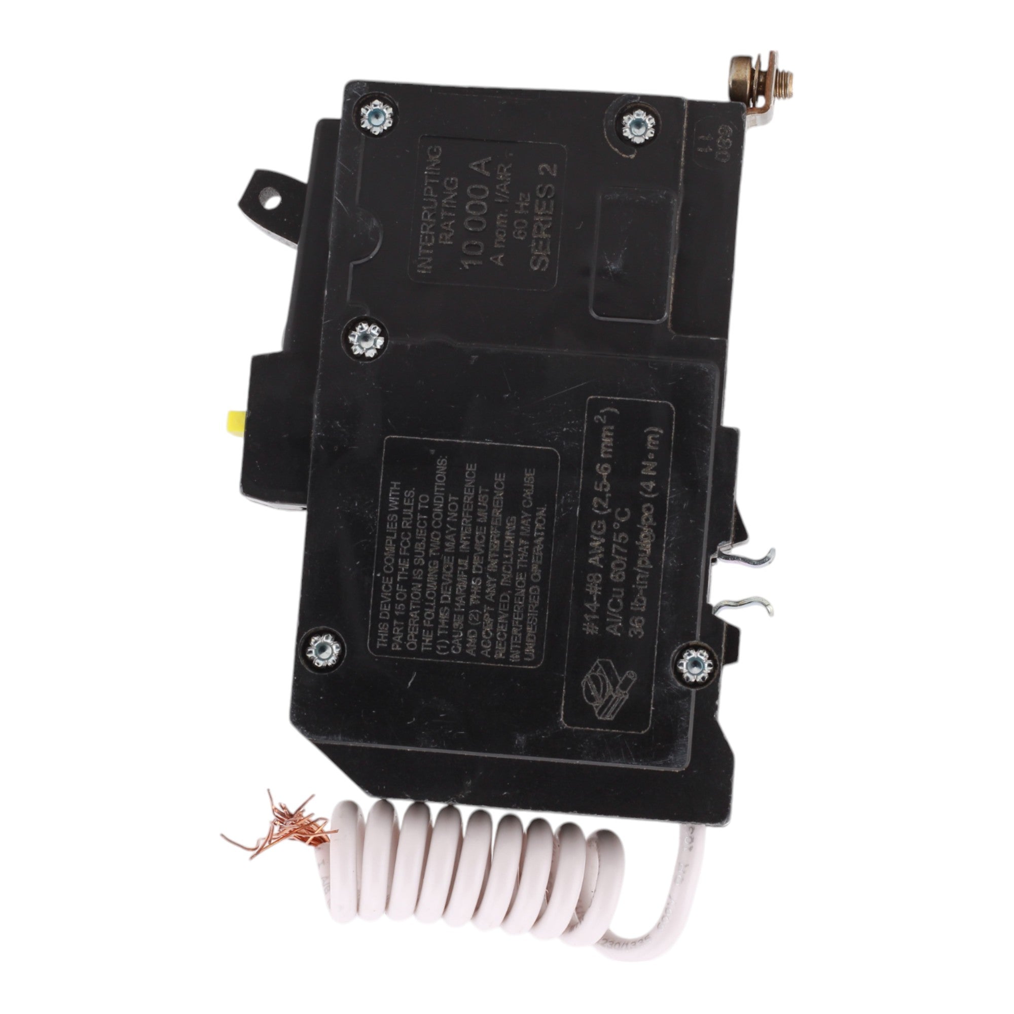 Square D QOB115GFI, 15A, 120V, 1-Pole GFCI Circuit Breaker, Bolt-On, for QOB Load Centers - Image 3