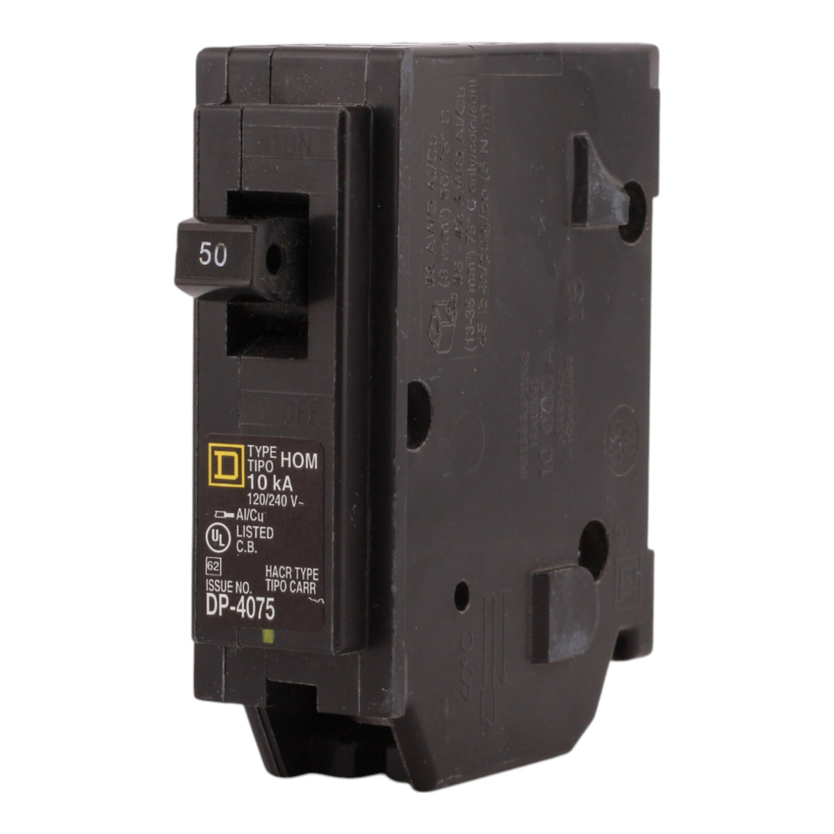 Square D Homeline HOM150 50A 1P 120/240V Circuit Breaker - Image 6