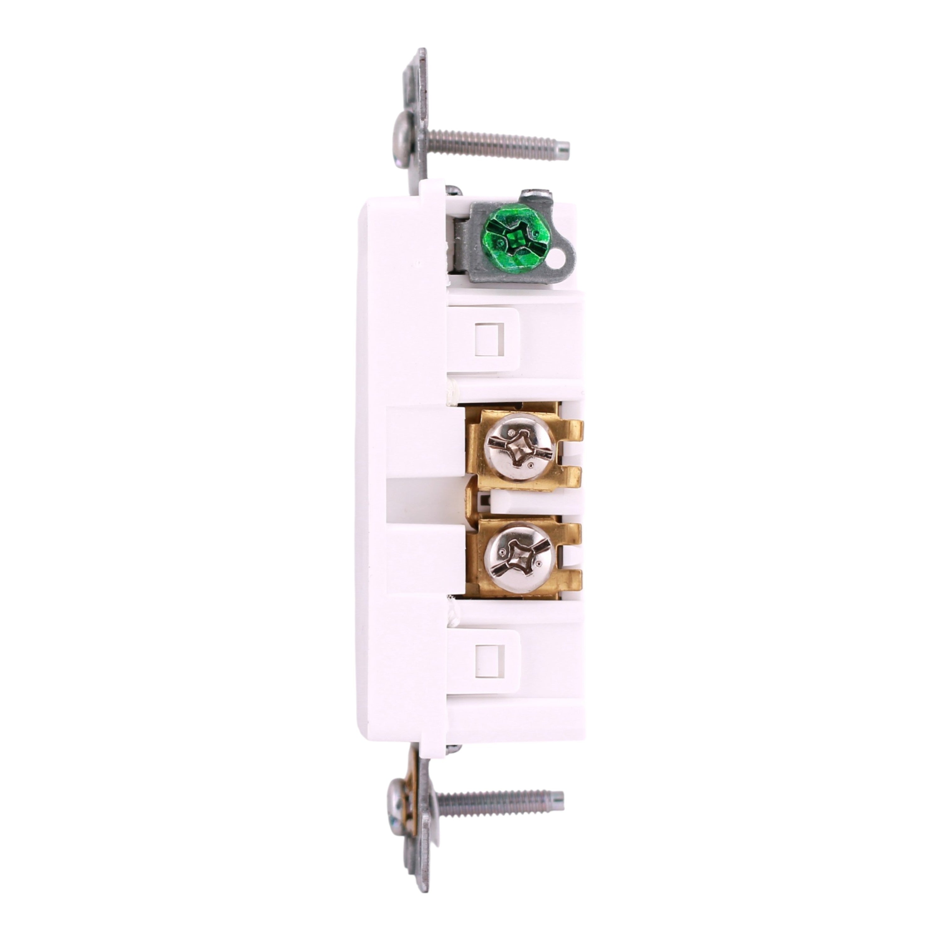 Square D X Series, SQR44104WH, 15A, 125V, TR/WR, Decorator Duplex Receptacle, White - Image 8