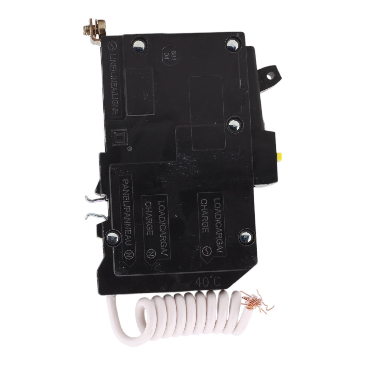 Square D QOB115GFI, 15A, 120V, 1-Pole GFCI Circuit Breaker, Bolt-On, for QOB Load Centers - Image 4