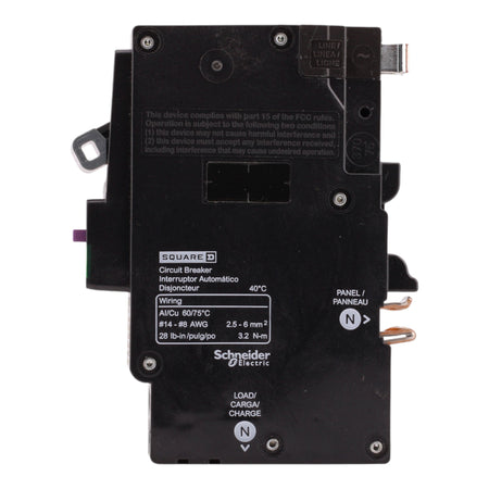 Square D QO QO120VHPAFGF 20A 1P 120V CAFCI/GFCI Circuit Breaker - Image 6