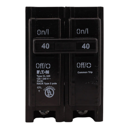 Eaton CL CL240 40A 2P 120/240V Classified Circuit Breaker - Image 2