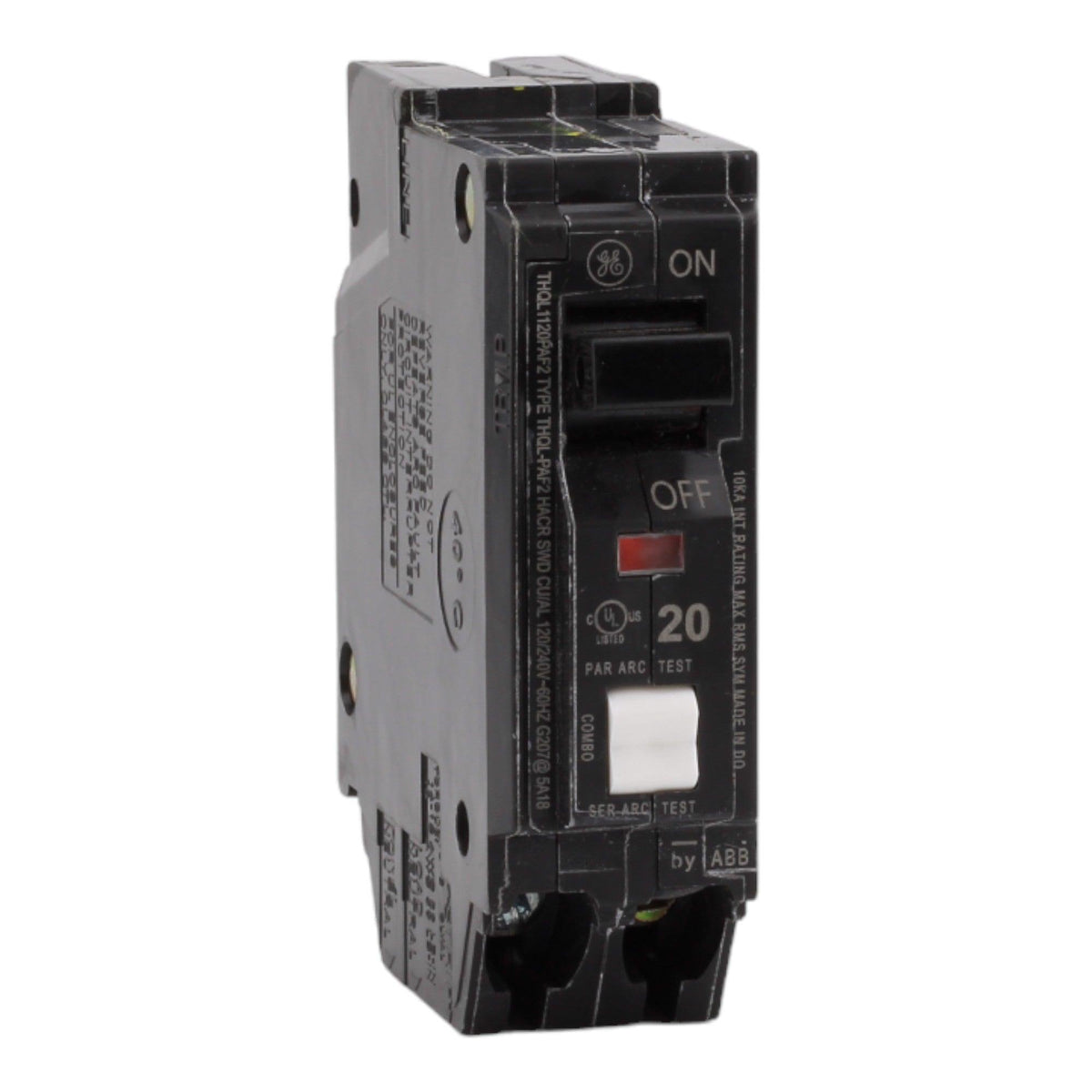 GE THQL1120PAF2 20 Amp Single Pole 120V Plug-On Neutral AFCI Arc Fault Circuit Breaker UL - Image 3