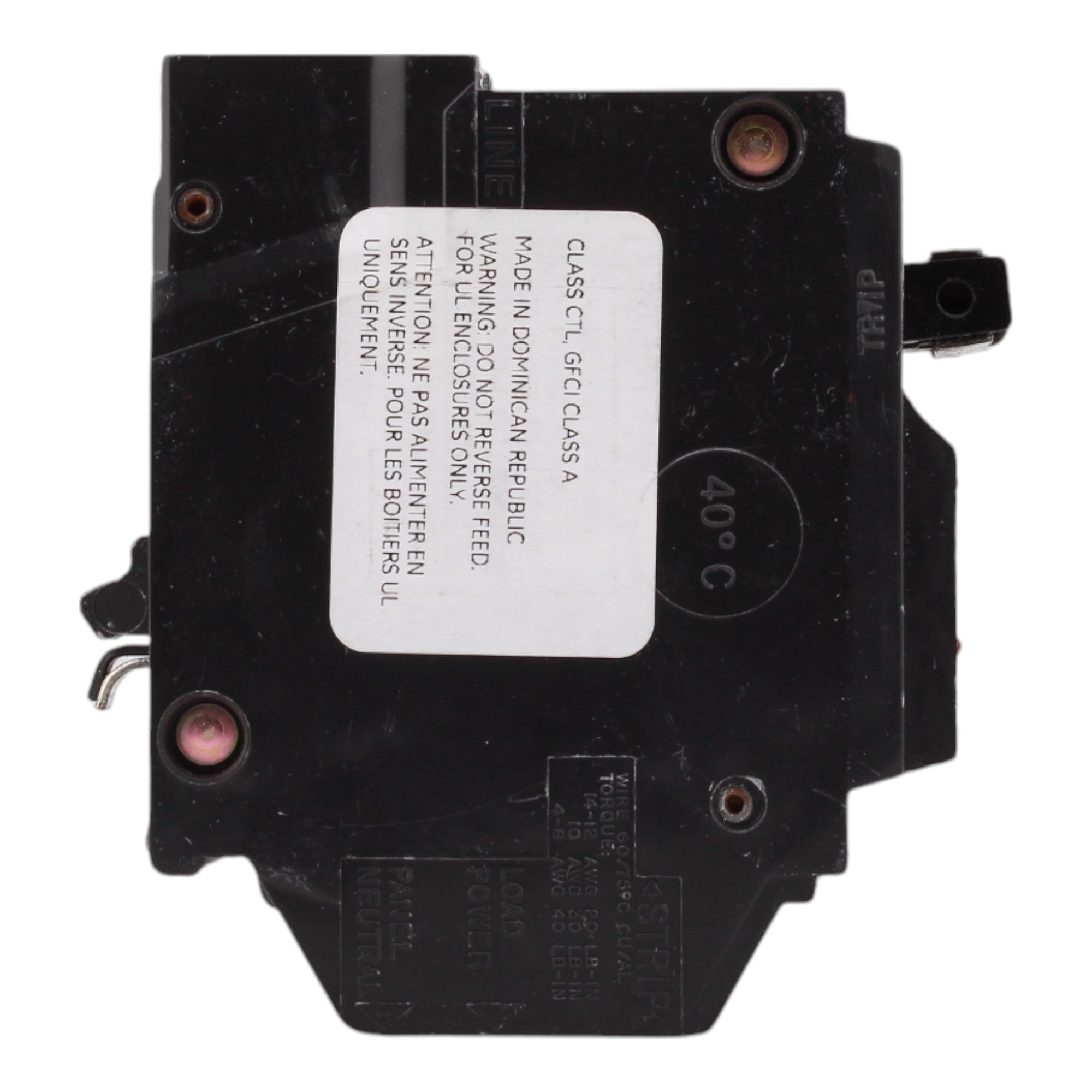 GE THQL2130PGFT, 30 Amps, 2 Pole, 120/240 Volts, Ground Fault Circuit Breaker, GFCI, 10kA, Plug-On Mount, Plug-On Neutral Connection, for GE Panels - Image 5