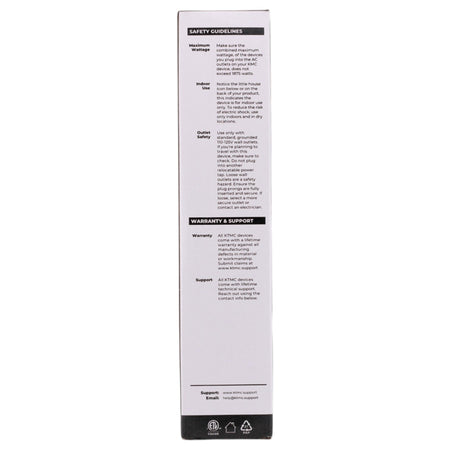 KMC Surge Strip 6 Braided, 10640, 6-Outlet, 840J, 15A, 125V, 6ft, Surge Protector, White - Image 4