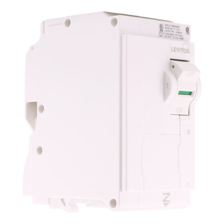Leviton LB250-T 50A 2P 120/240V Standard Plug-On Neutral Breaker - Image 3