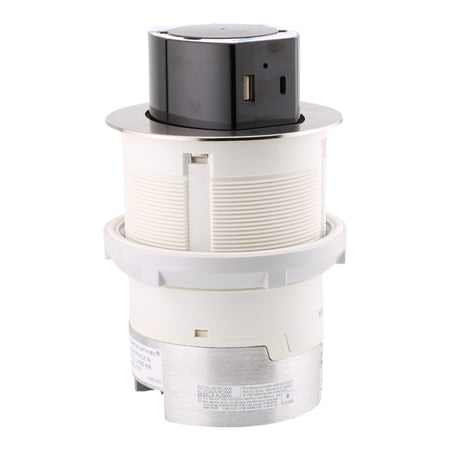 Hubbell RCT600NI 15A Tri-Power Pop-Up Counter Receptacle, Nickel - Image 5