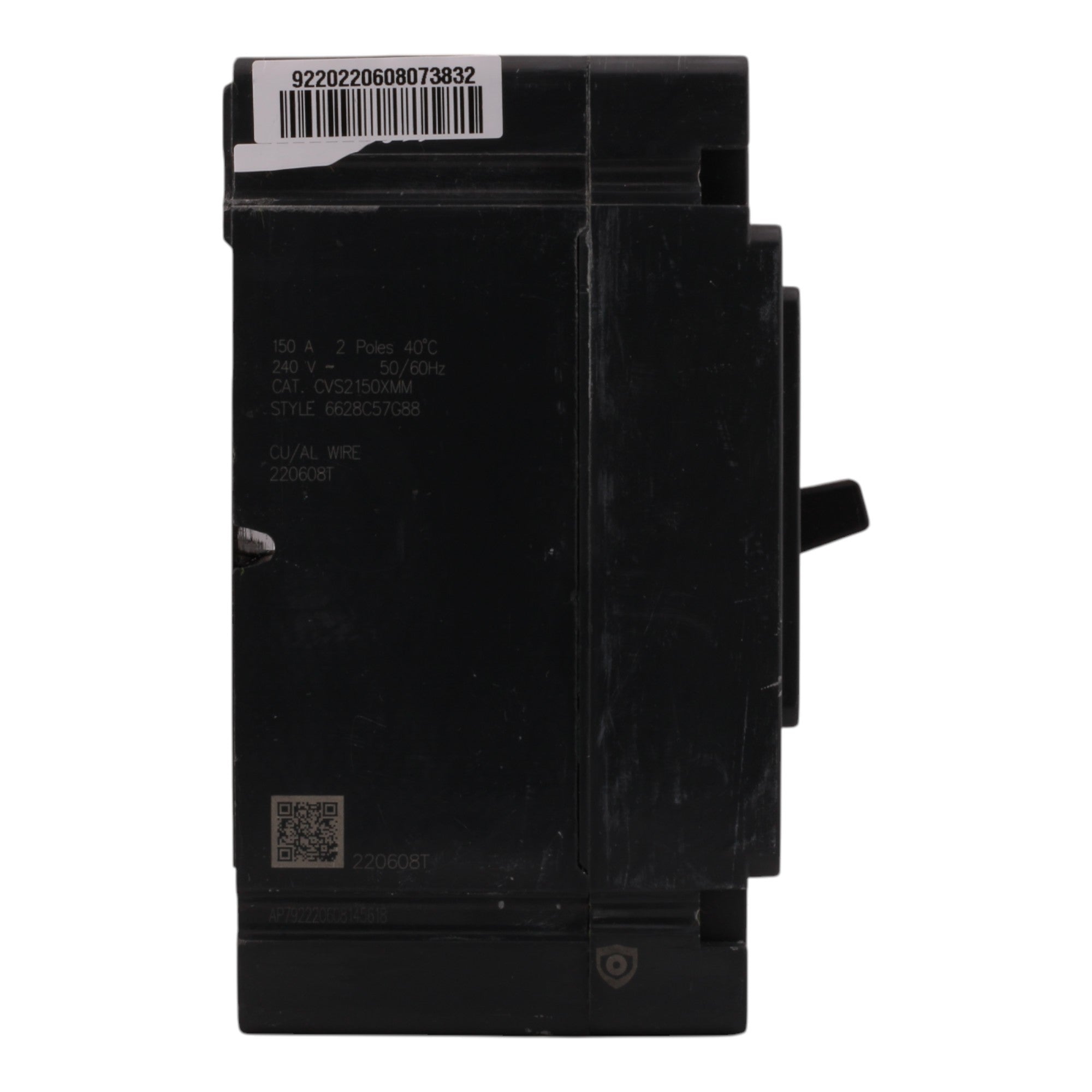 Eaton CVS2150XMM 150A 2P 42kAIC Molded Case Circuit Breaker - Image 4