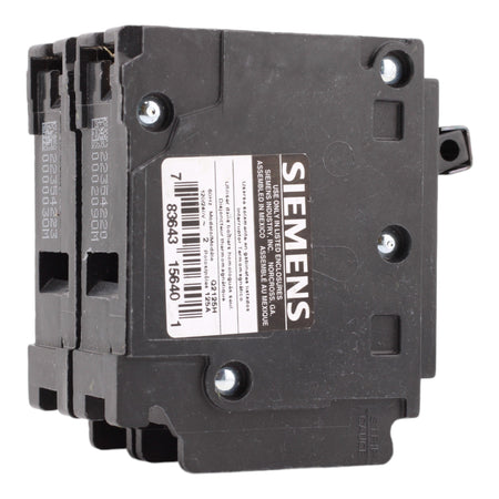Siemens Q2125H 125 Amp Double Pole 240V Plug-In Standard Trip Circuit Breaker UL - Image 5