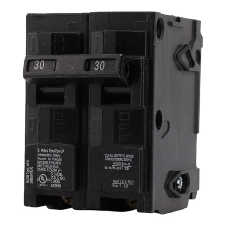 Siemens Q230 30 Amp Double Pole Circuit Breaker, Thermal Magnetic Trip, 120/240V, Plug-In, UL Listed - Image 3