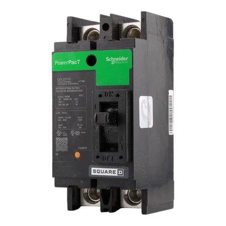 Square D QDL22175 Circuit breaker  PowerPacT Q, 175A, 2 pole, 240VAC, 25kA, lugs, thermal magnetic, 80% - Image 4