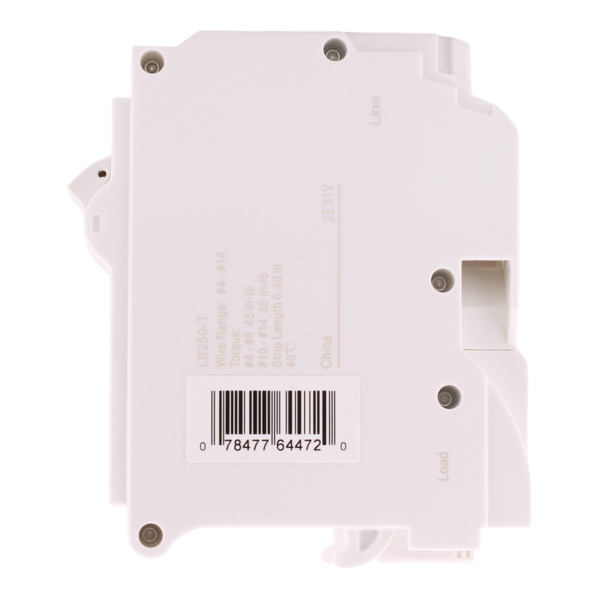 Leviton LB250-T 50A 2P 120/240V Standard Plug-On Neutral Breaker - Image 5