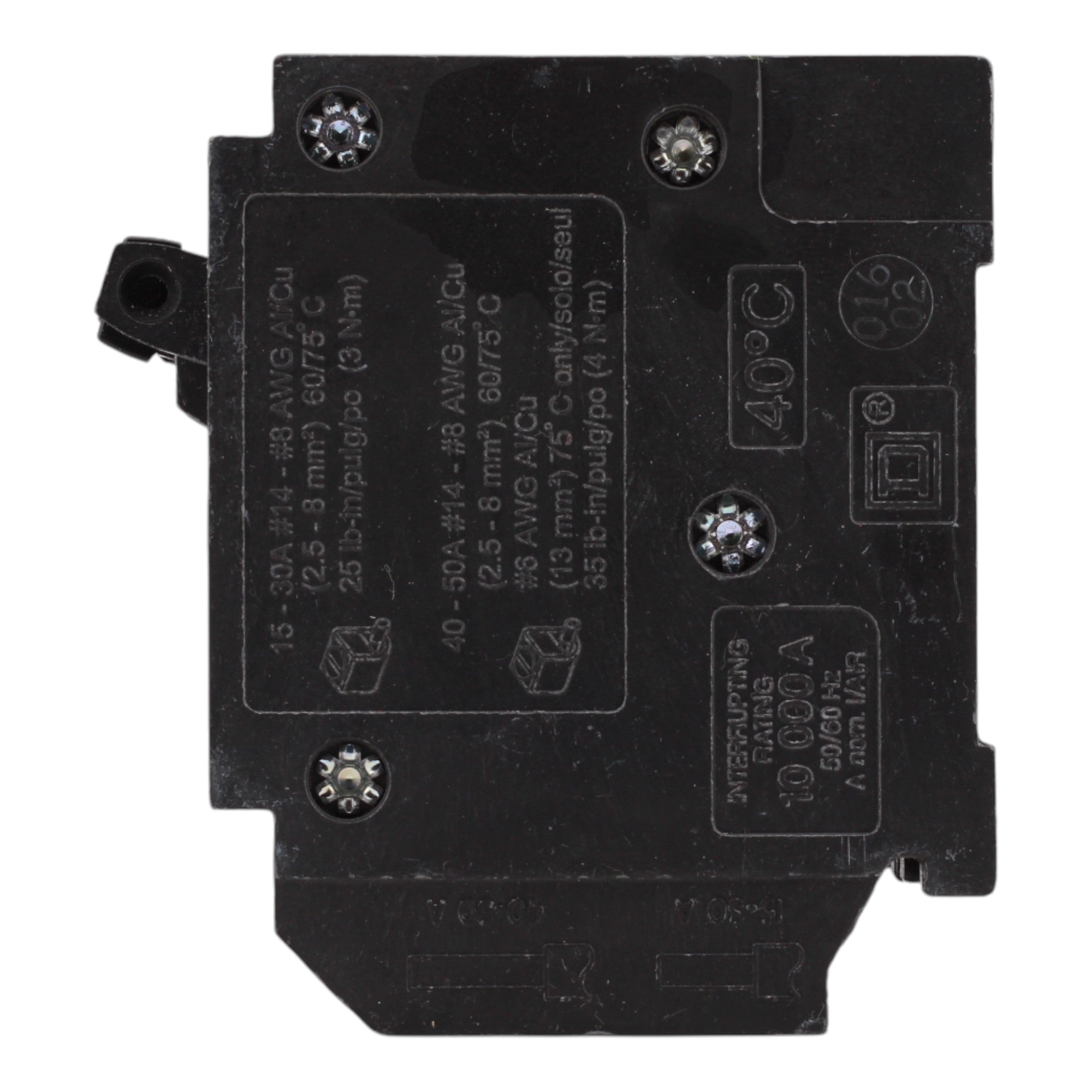 Square D HOMT1515230 15 Amps/30 Amps 120/240 Volts Quad Tandem Circuit Breaker, Plug-In Mount, For Homeline Panels - Image 4
