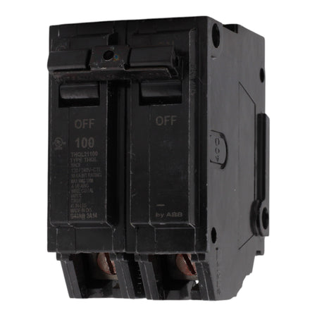 GE THQL21100 100 Amps 120/240 Volts Two-Pole Standard Circuit Breaker Plug-In for Load Centers - Image 3