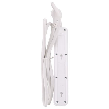 KMC Surge Strip 6 Braided, 10640, 6-Outlet, 840J, 15A, 125V, 6ft, Surge Protector, White - Image 5