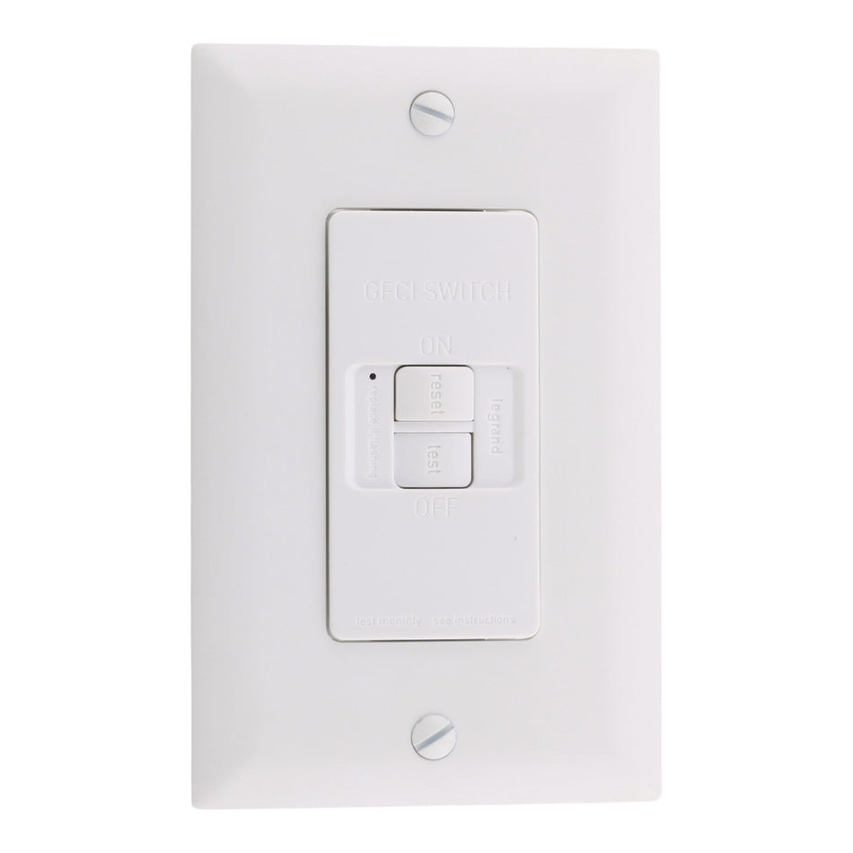Legrand radiant 2087W 20A Dead Front Self-Test GFCI Receptacle